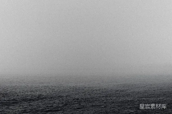 高清摄影 黑白海洋照片