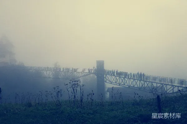 高清摄影 水上的桥梁