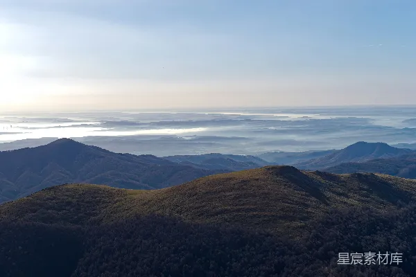 高清摄影 山间云雾的风景