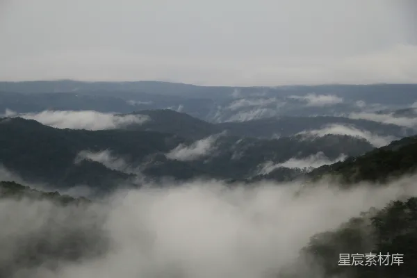 高清摄影 一座山峦的景象