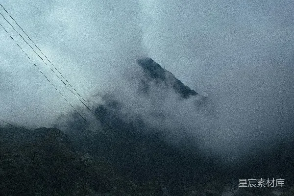 高清摄影 山头云海茫茫