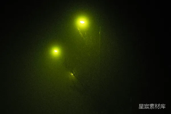 高清摄影 夜晚的路灯