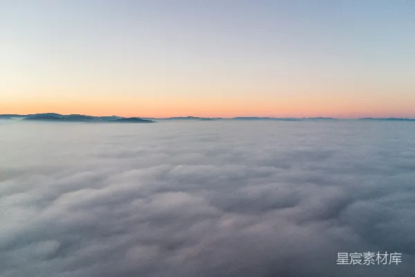 高清摄影 飞机上看去的天空与云朵