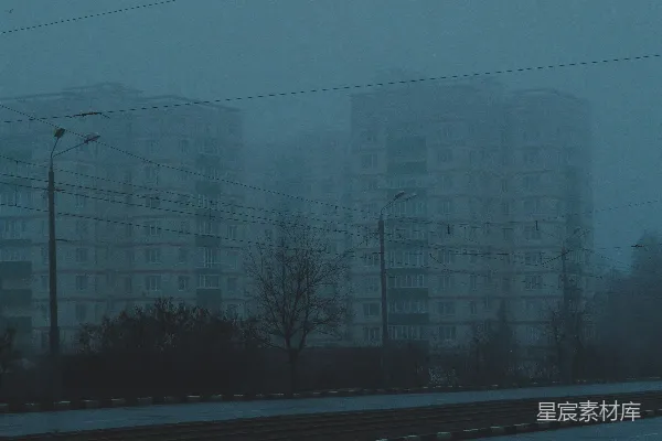 高清摄影 雪覆盖的道路的一角