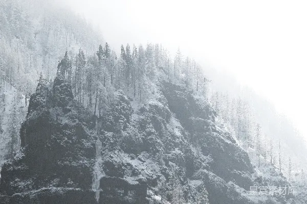 高清摄影 落基山在冬季季节