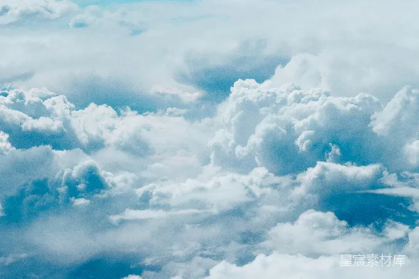 高清摄影 飞机上看云的景象