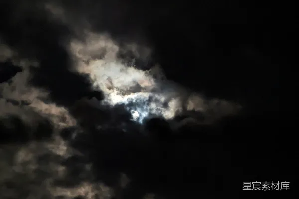 高清摄影 天空中的一片云