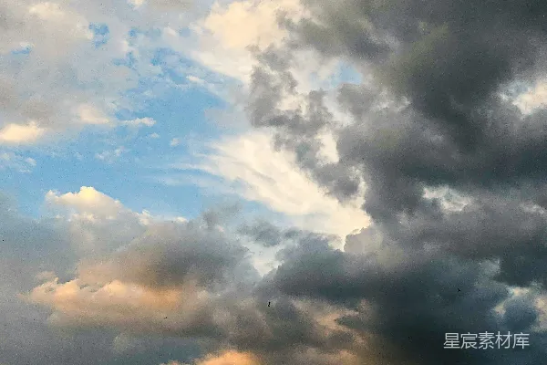 高清摄影 白天白云蓝天