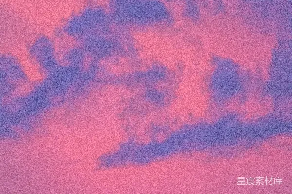 高清摄影 粉色和蓝色的天空