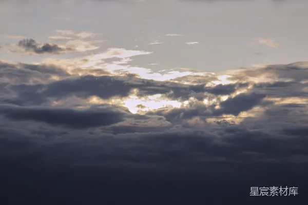 高清摄影 白昼的白云和蓝天