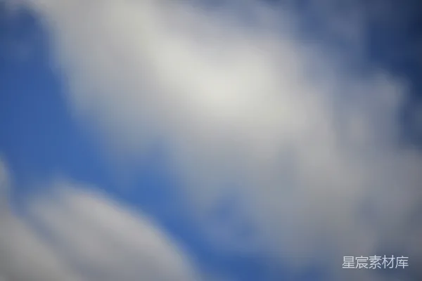 高清摄影 蓝天白云，轻柔洁白
