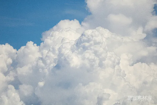 高清摄影 天空中的白云