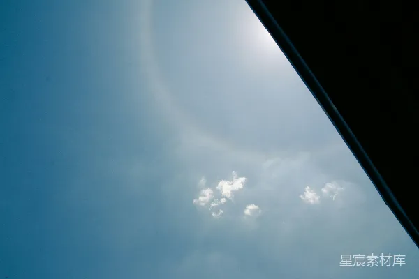 高清摄影 白天的白云和蓝天
