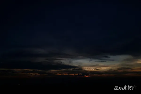 高清摄影 夜空中的飞机飞行中