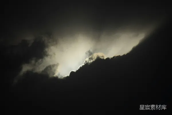高清摄影 灰色的云朵