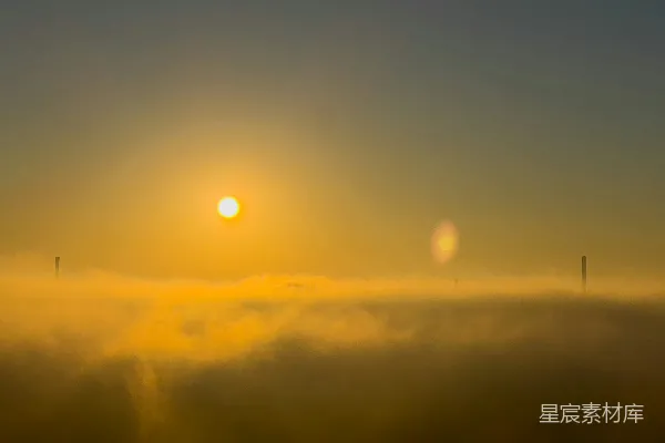 高清摄影 城市的夕阳