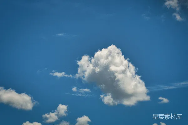 高清摄影 白天白云蓝天