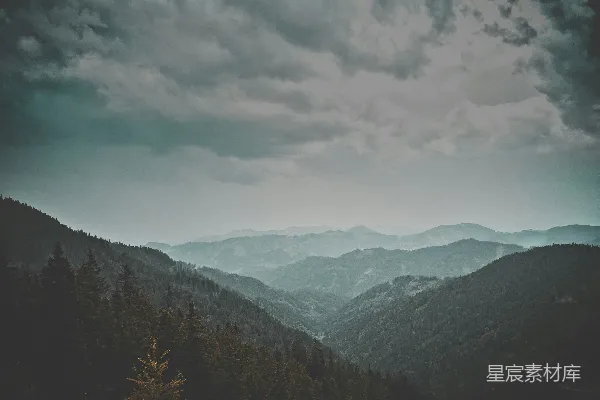 高清摄影 overlook 山峦