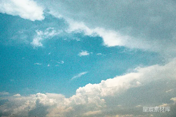 高清摄影 白天白云蓝天