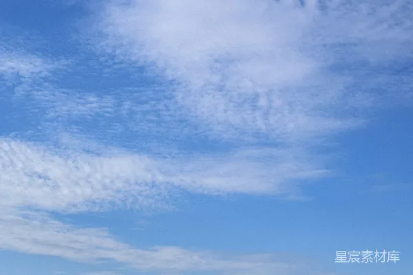 高清摄影 白天绿树蓝天白云下的景象