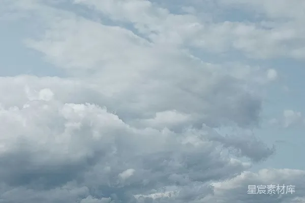 高清摄影 小城镇上空的一片云层美景