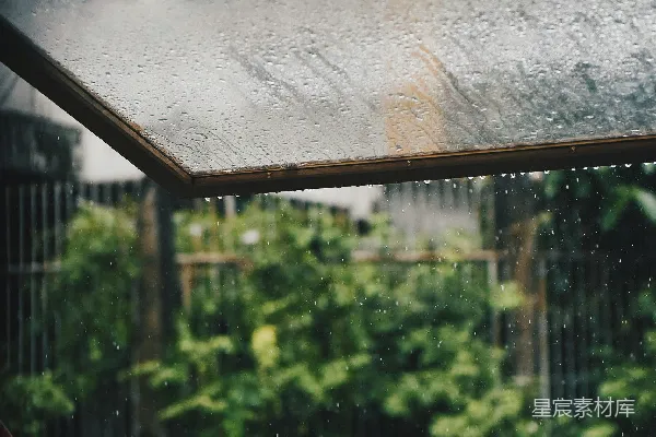 高清摄影 窗玻璃上滴落的雨drops