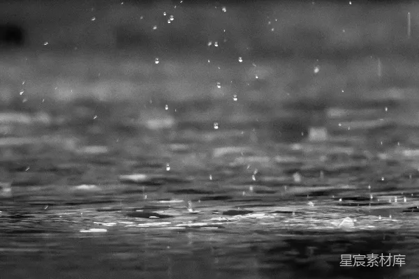 高清摄影 灰度摄影雨滴
