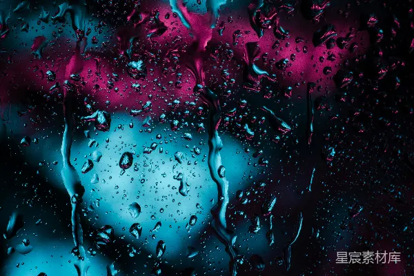 高清摄影 雨滴特写照片