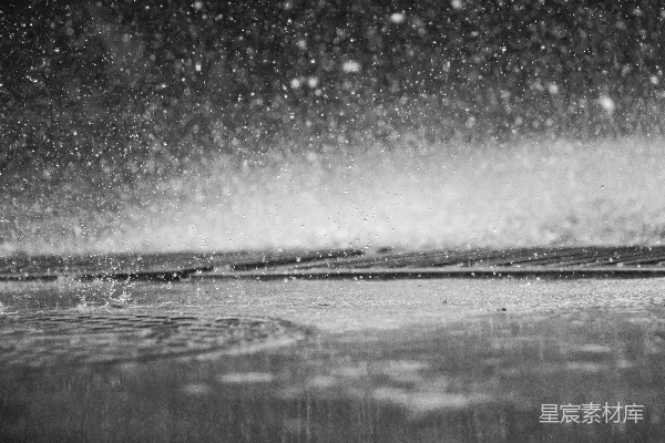 高清摄影 灰度照片中的雨滴
