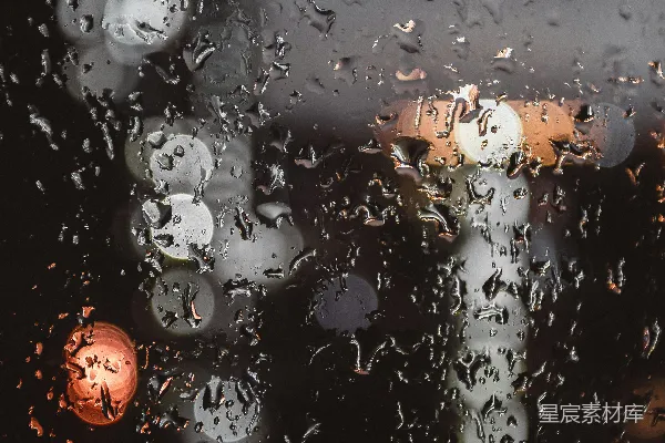 高清摄影 倾斜透视下的雨滴视图