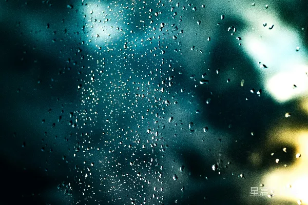 高清摄影 玻璃窗上的雨滴