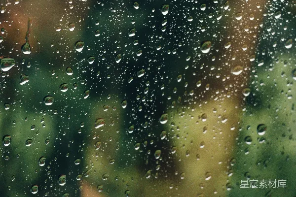 高清摄影 玻璃窗上的水珠