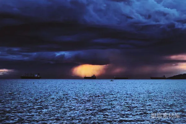 高清摄影 海上的暴风雨