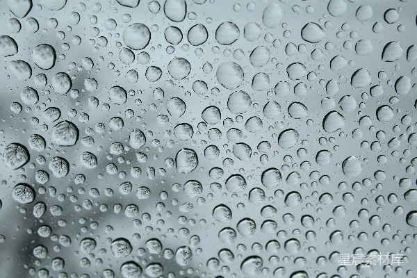 高清摄影 一幅雨淋模糊的窗户特写