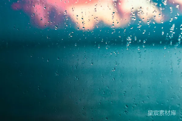 高清摄影 玻璃窗上的雨滴