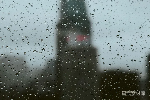 高清摄影 玻璃窗上的雨滴