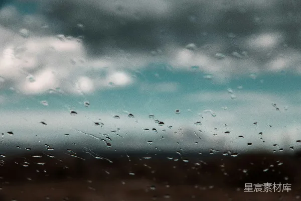 高清摄影 车窗上的雨滴