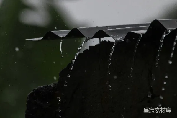 高清摄影 雨沟的特写镜头