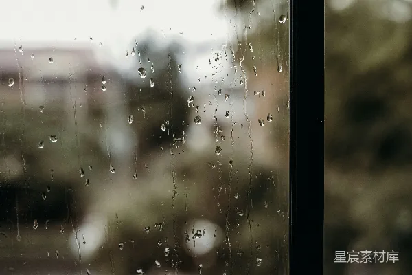 高清摄影 玻璃窗户上的水珠