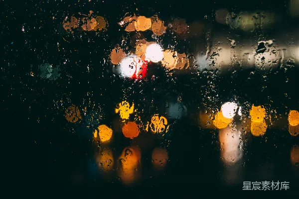高清摄影 一幅雨淋窗户的特写镜头