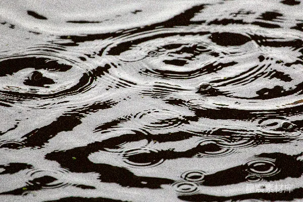 高清摄影 水滴落在水面
