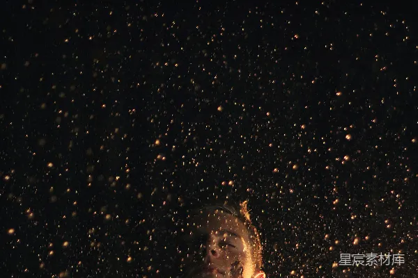 高清摄影 闭眼的男人照片