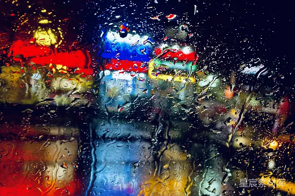 高清摄影 窗户上的雨滴