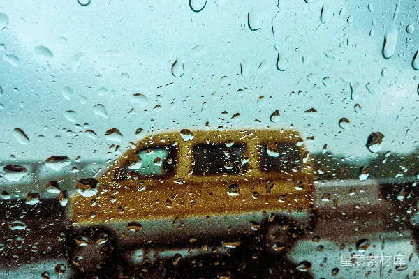 高清摄影 窗户上的雨滴