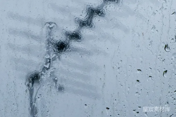 高清摄影 玻璃上的水珠