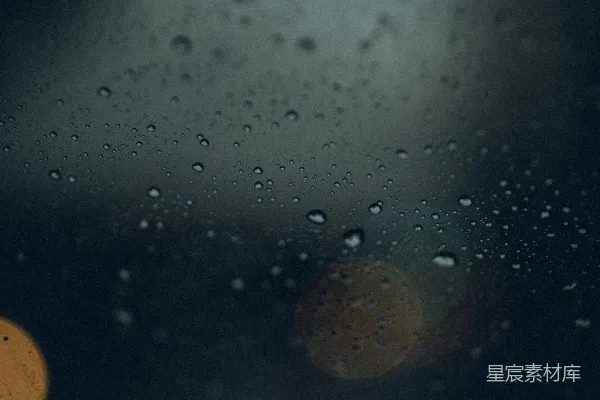 高清摄影 窗户上雨的模糊照片