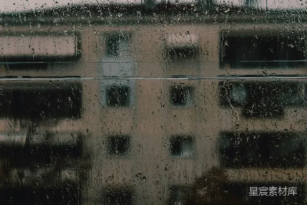 高清摄影 玻璃窗户上的水珠