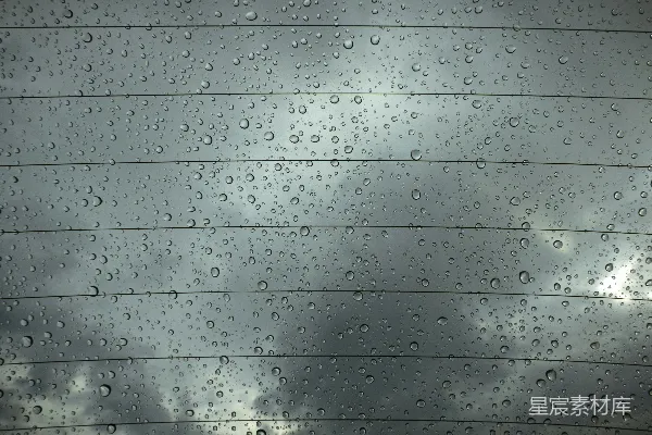 高清摄影 车窗玻璃上的雨滴