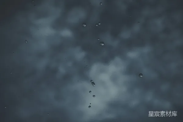 高清摄影 白云和黑云与星星