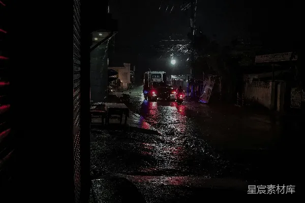 高清摄影 夜晚的街道